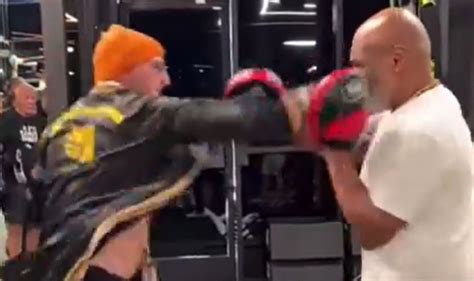 Mike Tyson punched in the face by a fan ahead of Jake Paul boxing fight