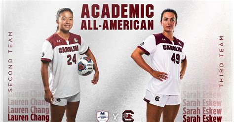 Chang And Eskew Named To Cosida Academic All America® Team University