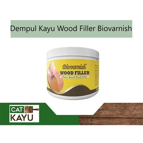 Jual Dempul Kayu Wood Filler Biovarnish 700 Gram Warna Jati Pelapis