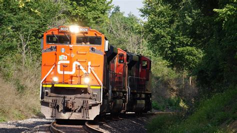 Cn U702 Light Power With Cn 8024 Thunder Cab Sd70m 2 Leading August 2 2022 Youtube