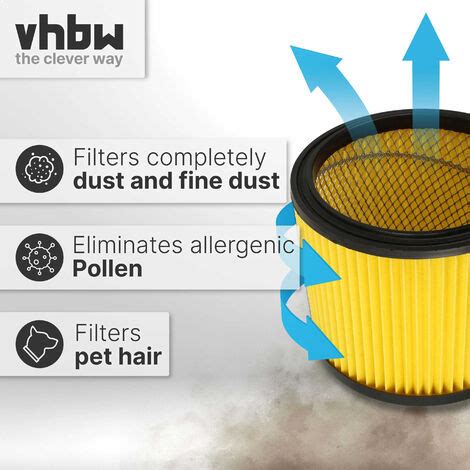 Vhbw 1x Replacement Filter Compatible With Lidl Parkside PNTS 1300