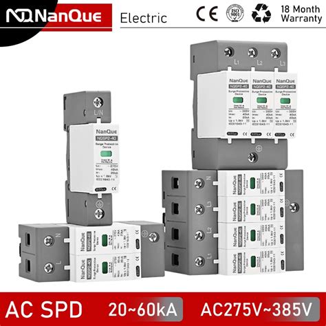 Ac Spd Ac V V Surge Protector P P P P Ka Ka Ka Lightning