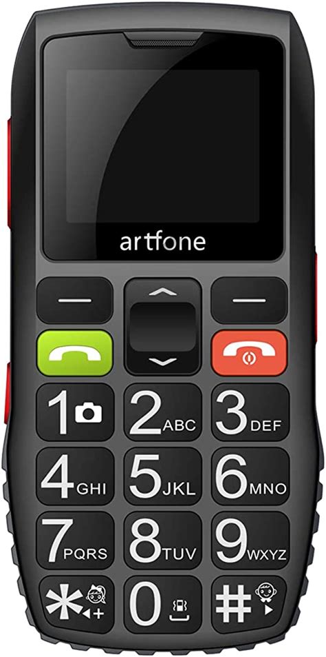 Artfone C Senioren Mobiele Telefoon Zonder Contract Dual Sim