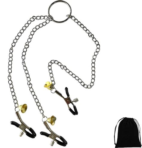Amazon.com: DNIUB Nipple Clip Clamps with Chain,Clitoris Clamps 3pcs ...