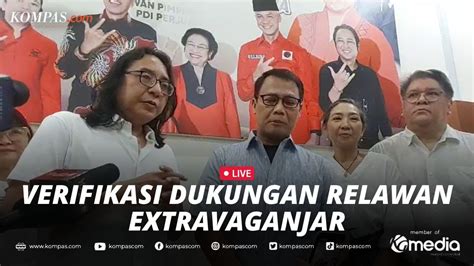 Live Relawan Extravaganjar Sambangi Rumah Aspirasi Ganjar Pranowo