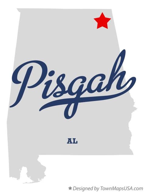 Map of Pisgah, AL, Alabama