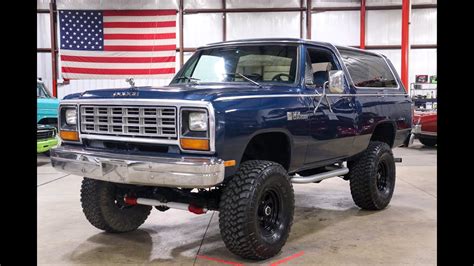 1985 Dodge Ramcharger For Sale Walk Around Video 11K Miles YouTube