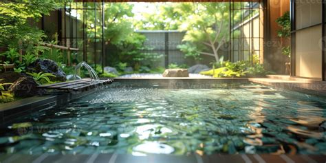 Japanese hot spring resort. 46769755 Stock Photo at Vecteezy