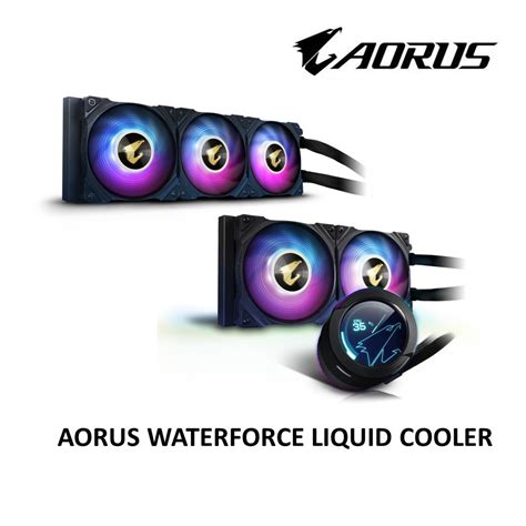 Gigabyte Aorus Waterforce X360 Argb Aio Liquid Cooling Cpu Cooler 360mm Radiator 312cm Argb