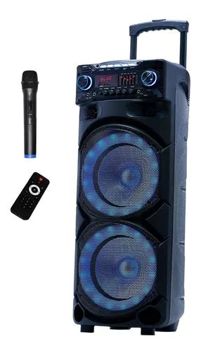 Parlante Karaoke Portátil Bluetooth Inalámbrico Big Pro 1000 Color