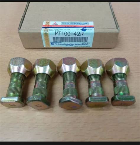 Baut Mur Roda Kanan Bolt Nut Canter Ragasa Engkel Original Mitsubishi