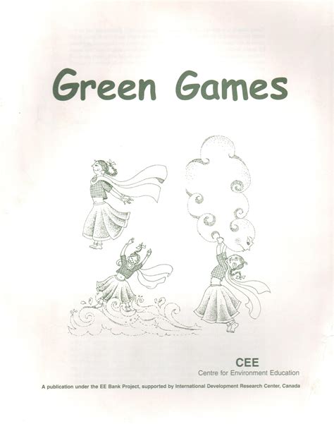 Green Games Manual