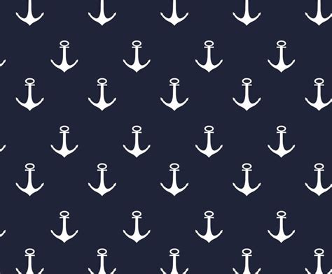 Navy Anchors Wallpaper