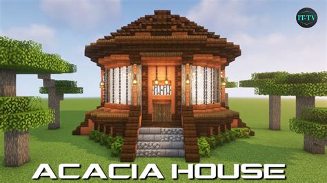 How To Build A ACACIA HOUSE In Minecraft TUTORIAL YouTube