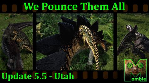 The Isle Evrima We Pounce Them All Update 55 Utahraptor Youtube