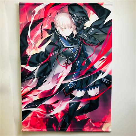 品 Ghk Fate Grand Order Fgo 軍服セイバーオルタ Wスエード B1タペストリー 光崎タペストリー｜売買された