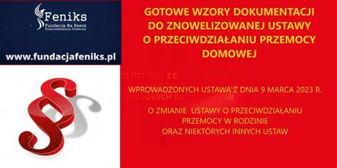 Wzory Dokument W Do Nowej Ustawy Juz Dost Pne Fundacja Na Rzecz