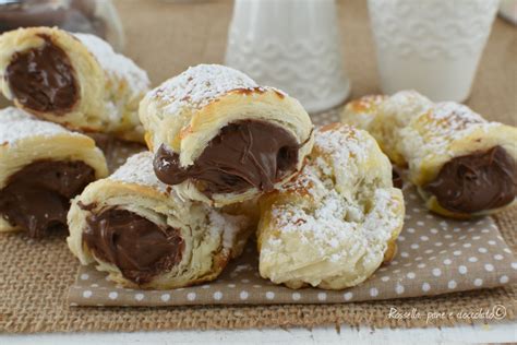 PASTA SFOGLIA Ripiena Di NUTELLA Cottura Al FORNO In 10 Minuti