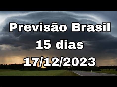 Previs O Do Tempo No Brasil Dias Atualiza O Acumulado