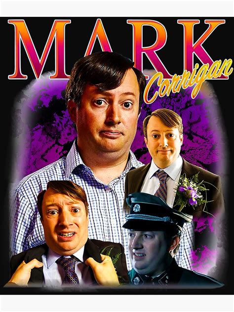 "Mark-Corrigan-From-Peep-Show-Homage" Poster by MeganRinger | Redbubble