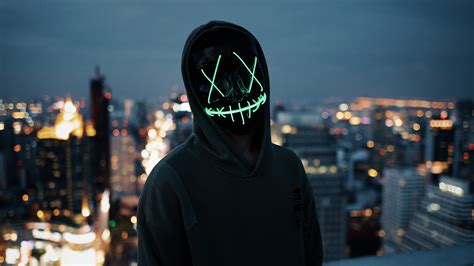 2048x1152 Mask Guy Neon 5k Wallpaper2048x1152 Resolution Hd 4k Wallpapersimagesbackgrounds