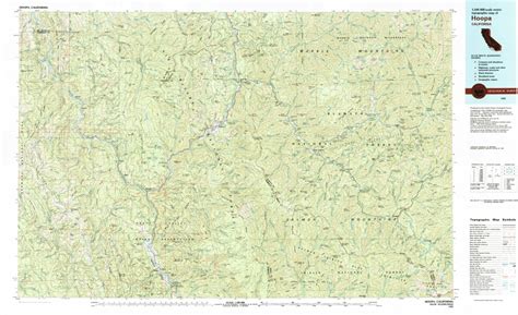 Hoopa, CA (1983, 100000-Scale) Map by United States Geological Survey ...