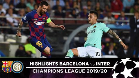 Barcelona 2 1 Inter Highlights Matchday 02 Uefa Champions League