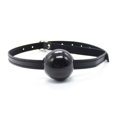 Bdsm Mouth Ball Gag For Women Bandage Adult Oral Leather Mouth Silicone