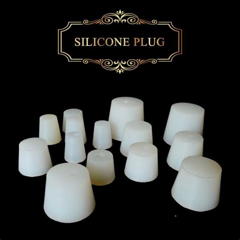 Home Brew Wine Stoppers Silicone Plug With Hole For Airlock Valve