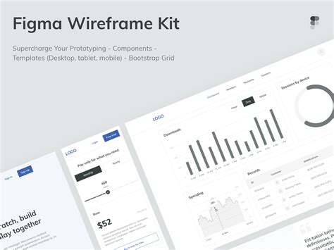 Figma Wireframe Kit | free psd | UI Download