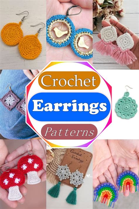 15 Free Crochet Earrings Patterns