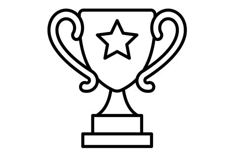 Trophy Outline Icon Graphic by Maan Icons · Creative Fabrica