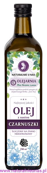 Olej Z Nasion Czarnuszki Ml Naturalnie U Nas Naturalnie U Nas