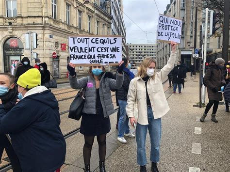 EN IMAGES Au Mans 800 personnes manifestent contre la loi sécurité