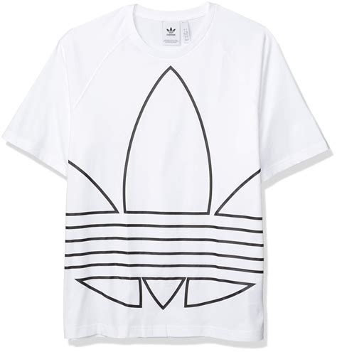 Adidas Originals Mens Big Trefoil Blocked T Shirt Whiteblack X Large For Men Save 14 Lyst