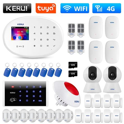 KERUI W20 Tuya Smart Alarm System Kit WIFI GSM 4G Home Security APP