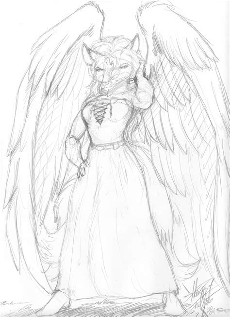 Winged Kitsune Finished By Karouws On Deviantart