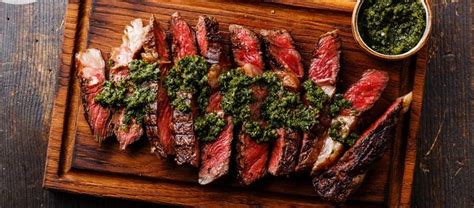 Rib Eye A La Parrilla Con Chimichurri Canadian Beef