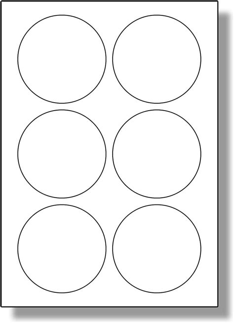 Label Planet® 6 Per Pagesheet 5 Sheets 30 Round Sticky Labels