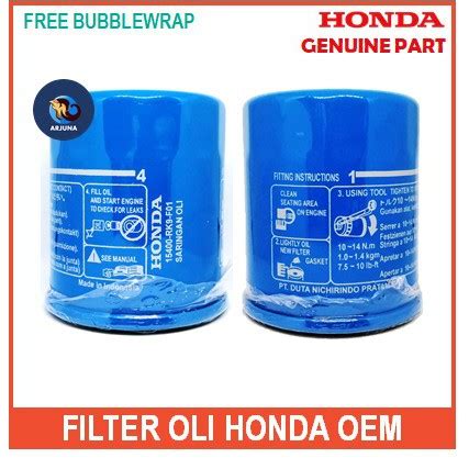 Jual Filter Oli Honda Oem Jazz Brio Mobilio Hrv Crv City Civic