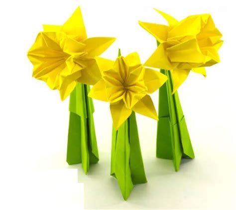 Daffodil Origami A Simple And Fun Paper Flower Easy Origami Tutorial