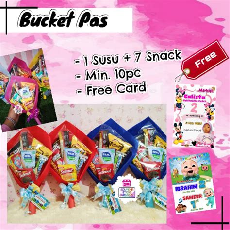 Jual Bucket Snack Bucket Snack Ultah Bingkisan Ultah Anak Snack