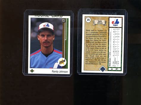 1989 Upper Deck UD Montreal Expos Randy Johnson RC 25 NM On EBid