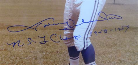 Johnny Unitas Autographed Signed Framed 16x20 Photo Baltimore Colts Psa Dna