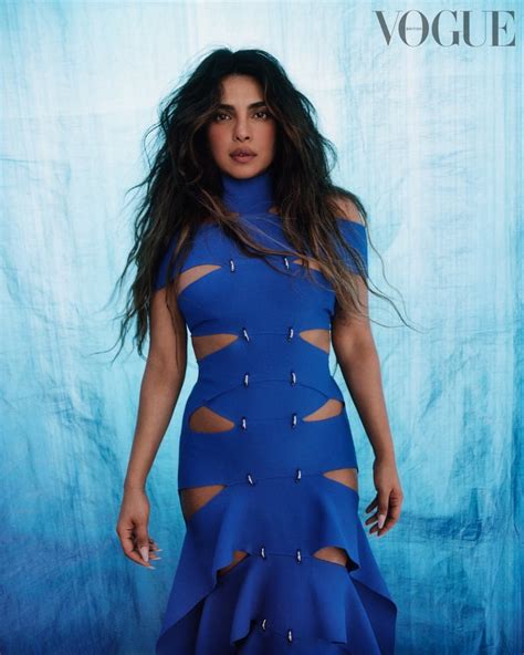 Priyanka Chopra On British Vogue With Daughter Malti Marie Popsugar Fashion