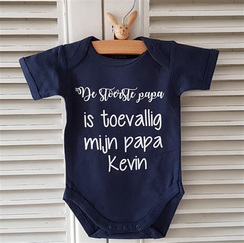 Rompertje Met Tekst De Stoerste Papa Is Toevallig Mijn Papa