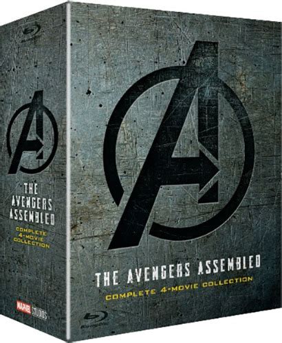 The Avengers Assembled Blu Ray Complete 4 Movie Collection Box Set