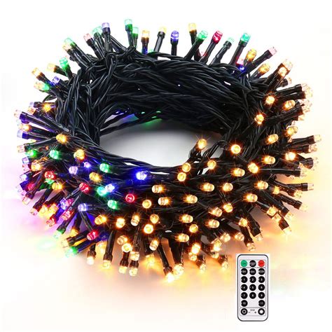 20M 200 LED 11 Color Changing Lighting Modes String Lights | Shop Today ...