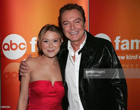 Actors David Cassidy And Alexa Vega From The Television Show Ruby