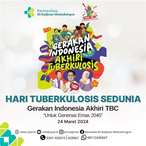 Hari Tuberkulosis Sedunia 2024 Kemenkes Rs Radjiman Wediodiningrat